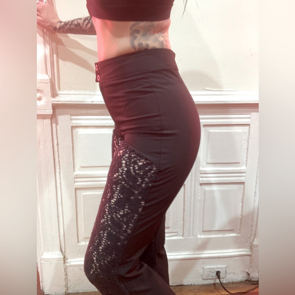 Vintage 90’s Pants with Crochet Front